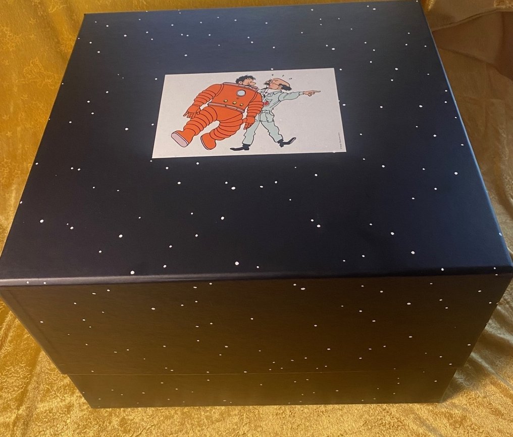 Statuette Moulinsart 44024 - Tintin - Haddock et Tournesol Lune #4.3