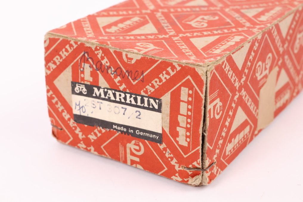 Märklin H0 - 307/2 - Modelltog godsvogn-sett (1) - Sett med to bananvogner - DB #2.1