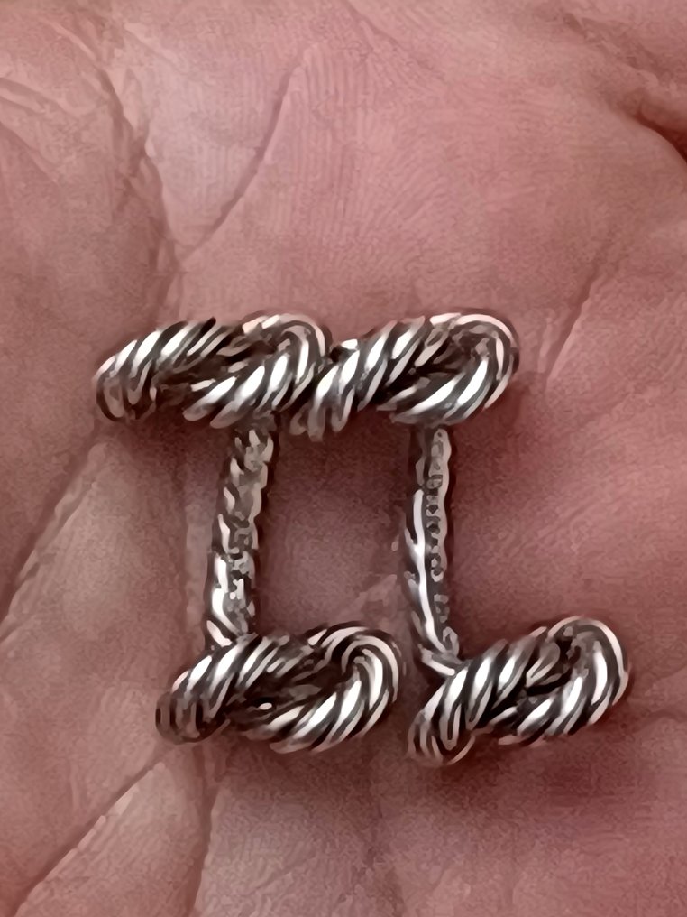 Senza prezzo di riserva - Hermès - Gemelli Argento #1.0