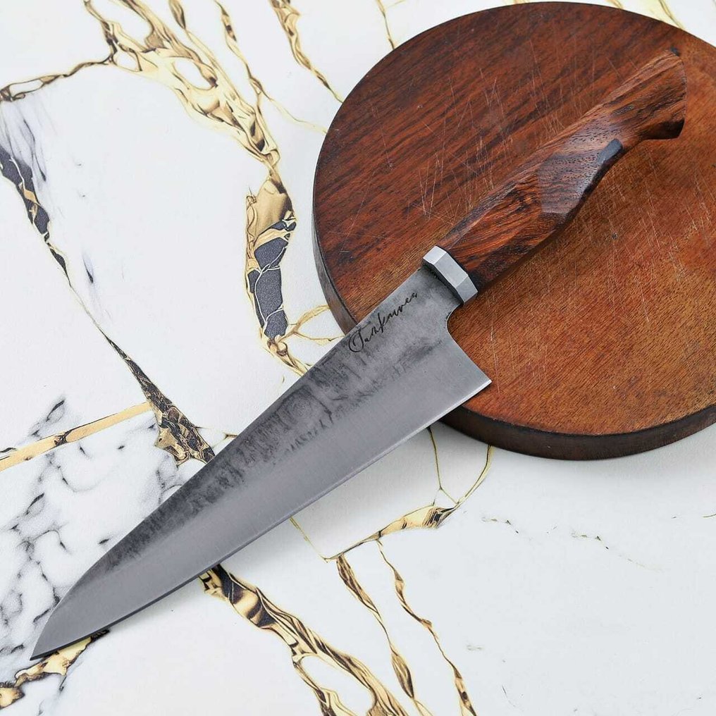 廚刀 - R679 - 鋼, 木, 銀 - 義大利 - 厨师的 Gyuto 刀 #1.0