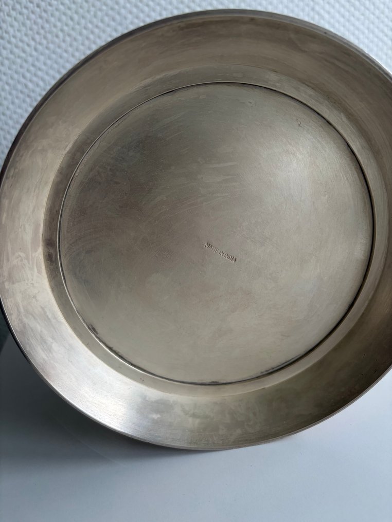 Louis Roederer - Seau à Champagne Louis Roederer de Luxe – Logo Monogramme et Base Striée – Made in India - Samppanjan jäähdytin - Metalli, Hopeoitu #4.3