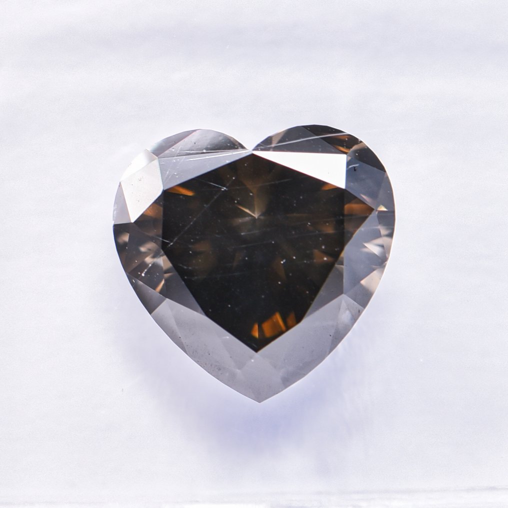 Ei pohjahintaa - 1 pcs Timantti  (Luonnonvärinen)  - 2.05 ct - Sydän - Fancy dark Vihertävä Harmaa - SI2 - Kansainvälinen gemologinen instituutti (IGI) - VG VG #4.3