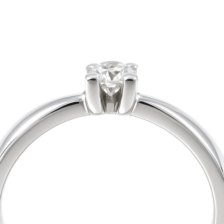 Ring - 18 kt. White gold - 0.10ct. tw. Diamond (Natural) #3.2