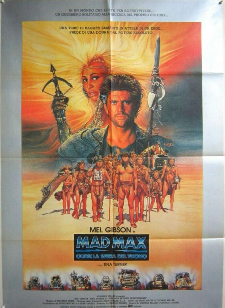 Mel Gibson / 100 x 140 cm - Mad Max: Oltre la Sfera del Tuono #1.0