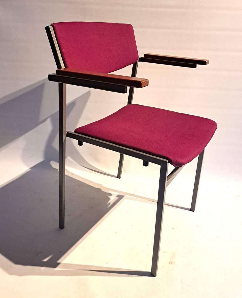 椅子 - 金属, 木, 纺织品 #1.0