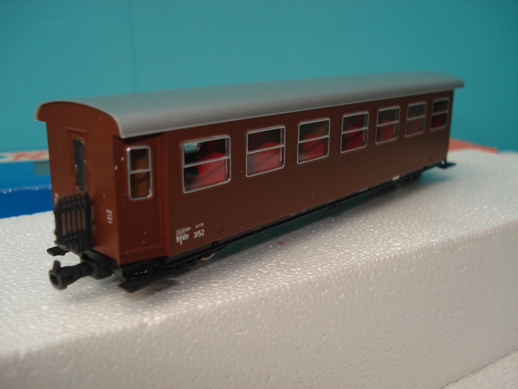 Roco H0e - 34003 34004 - Personvagn för modelltåg (2) - smalspår - ÖBB #4.3