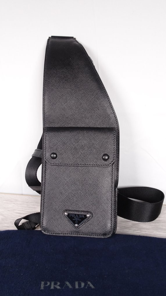 Prada - Men's Saffiano Leather Multi-Strap Crossbody - Τσάντα #1.0