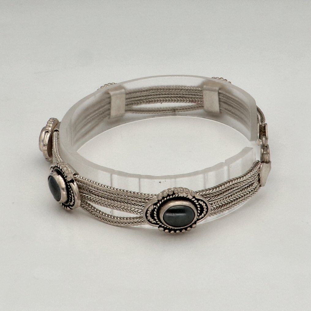 χωρίς τιμή ασφαλείας - Βραχιόλι Ασημί - Αιματοειδές #1.0