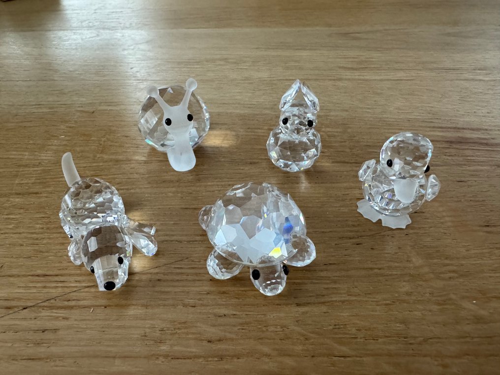 Swarovski - Statuetta in miniatura - Kristallen dierfiguren set (5) - Cristallo #1.0