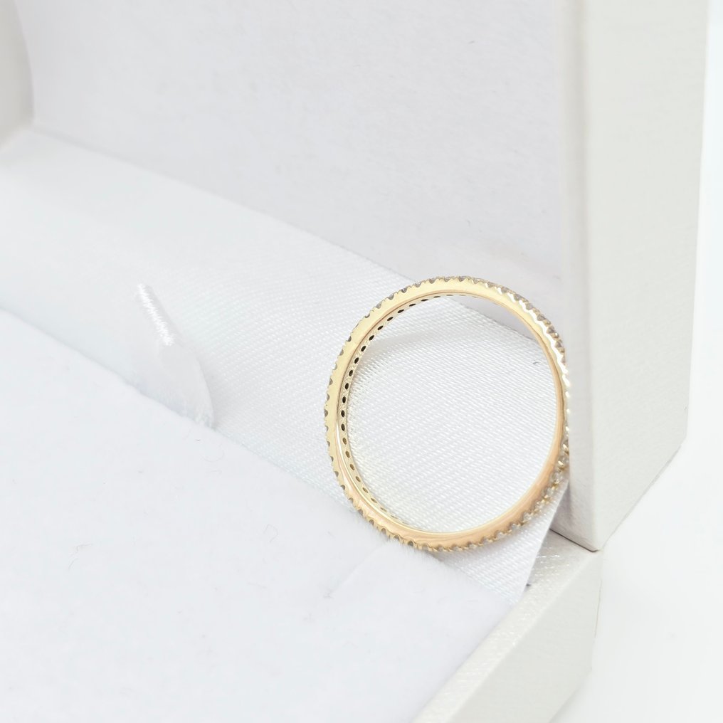 Nincs minimálár - Gyűrű - 14 kt. Sárga arany - 0.27ct. tw. Gyémánt (Természetes) #3.2