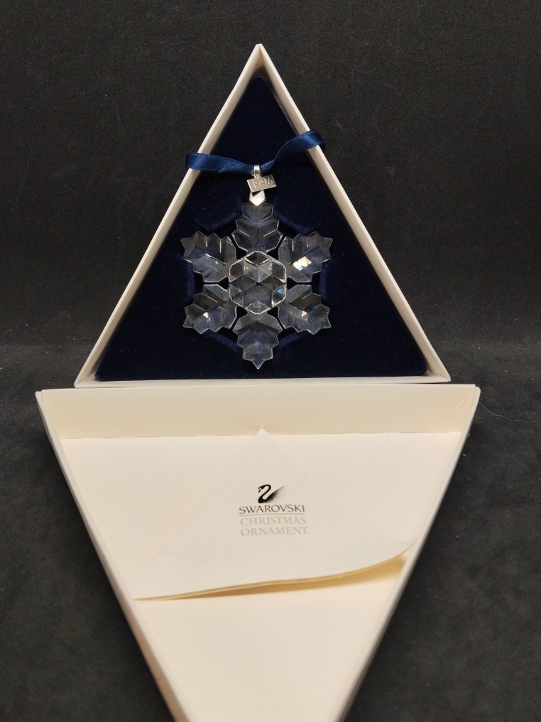 Swarovski - Statuetta - Swarovski Crystal: 199734 Christmas Snowflake Ornament - 1996 - Cristallo #1.0