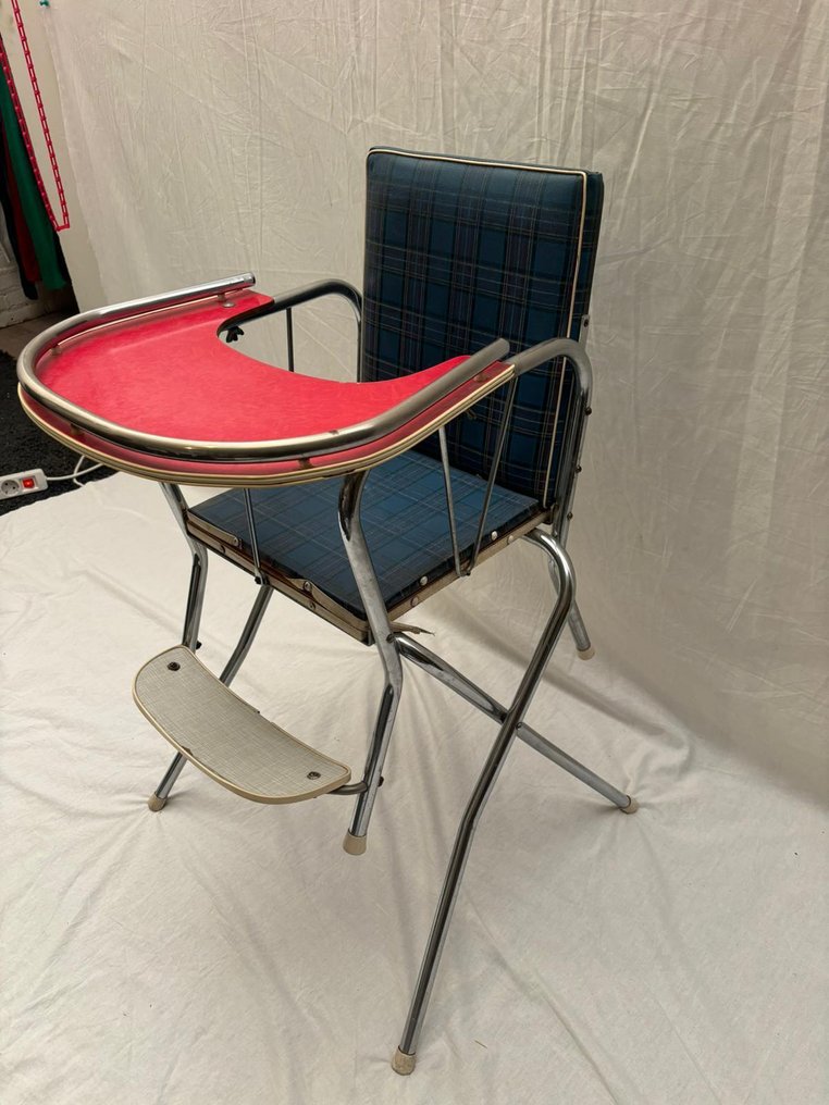 Stol - Krom - 60-talet barnstol #1.0