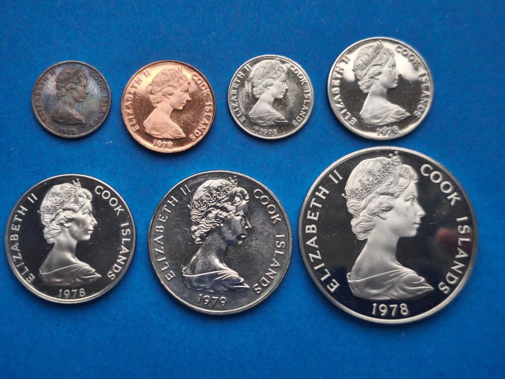 Barbados, Cookinsaaret. Proof Coin Sets, incl. Silver (Ei pohjahintaa) #4.3