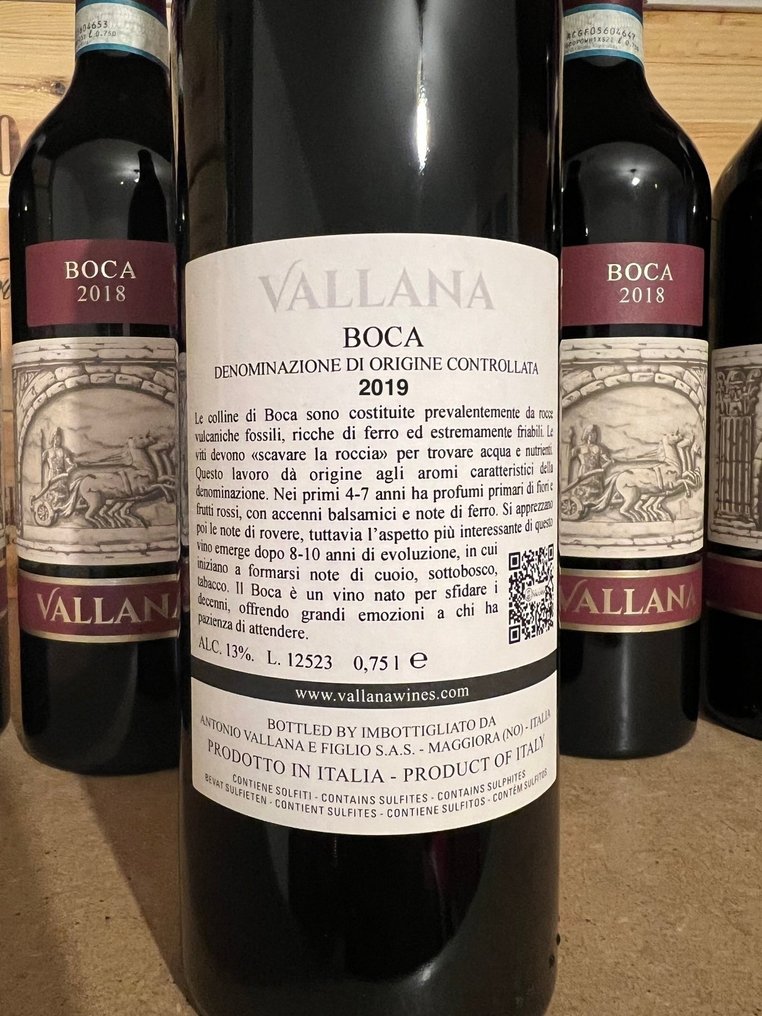 2019 Vallana Boca - Piemont - 6 Bottles (0.75L) #1.0