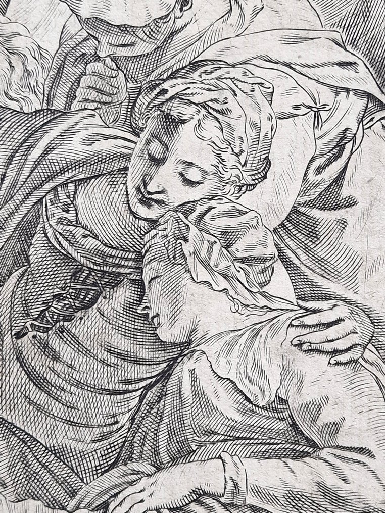 Agostino Carracci (1557-1602), after Tintoretto - The Crucifixion #2.1