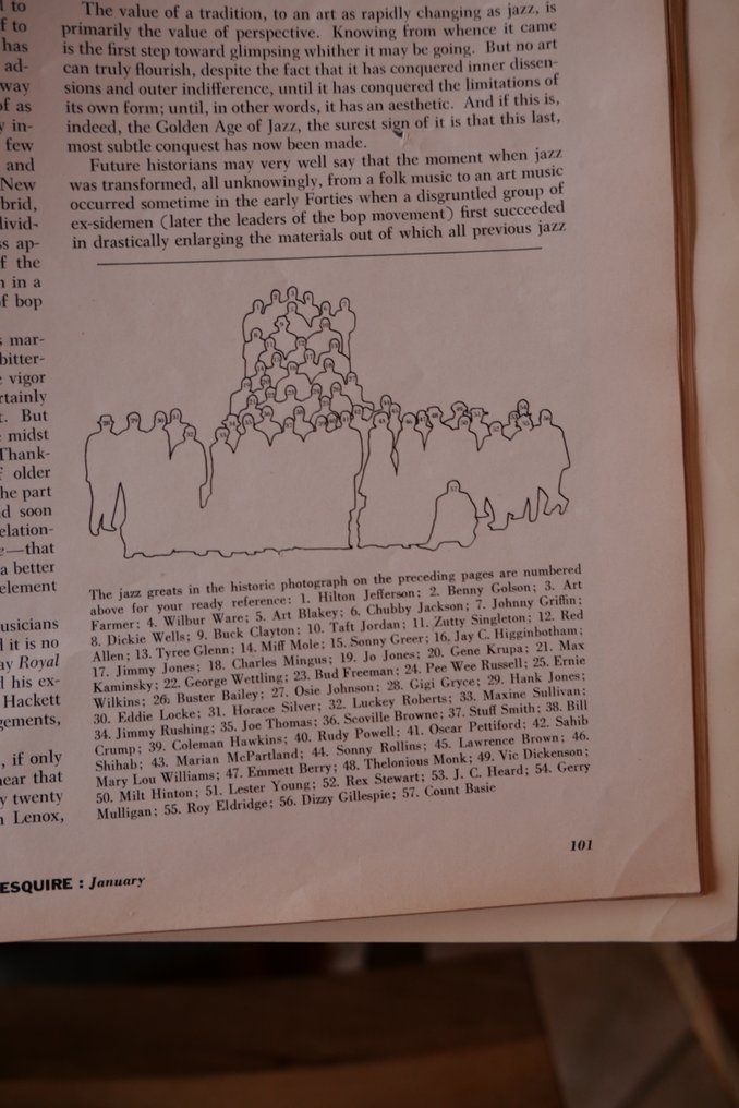 Esquire The Magazine for Men: "The Golden Age of Jazz with a special jazz supplement - 1959-1959 #3.2