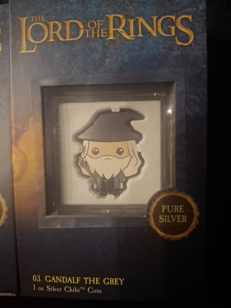 Niue. 2 Dollars 2021, 3 x 1 oz Chibi Coin #3.2