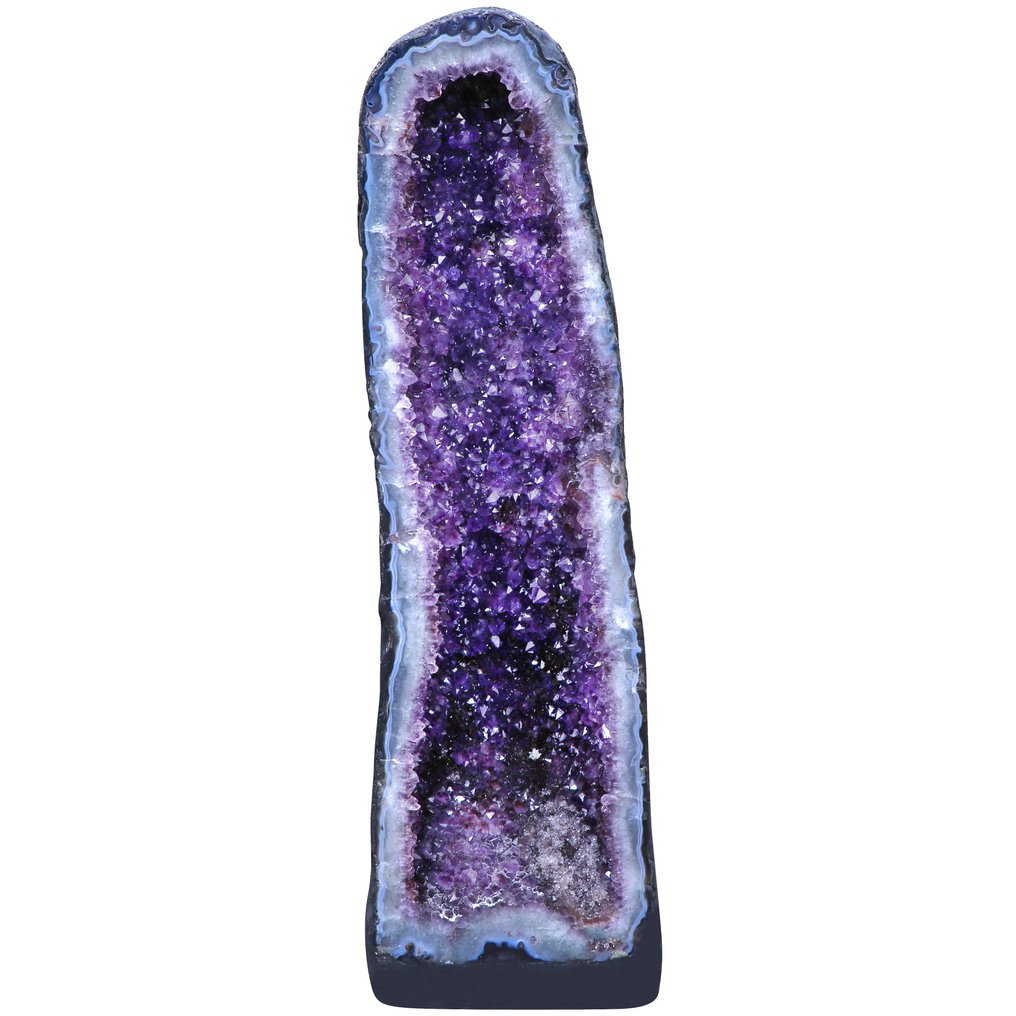 Vivid Amethyst -  'Cathedral' Geode - 83x22x26 cm- 52 kg #1.0