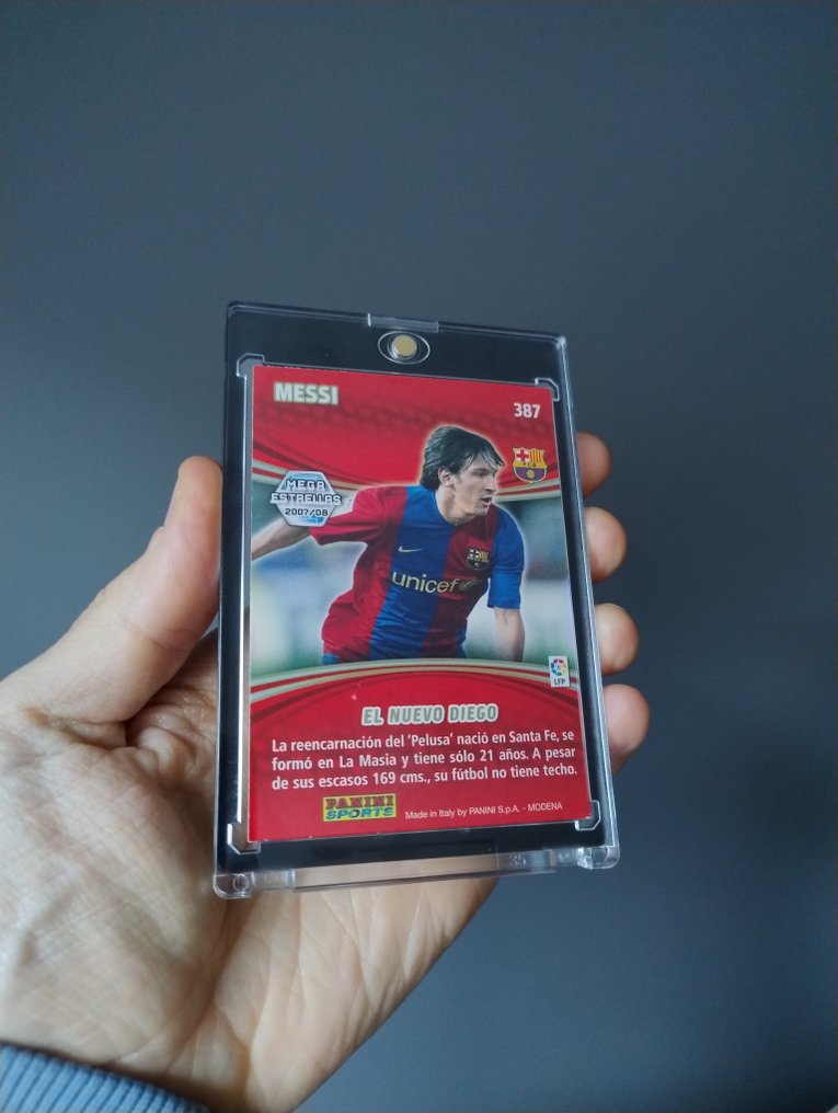 2007, 2007/08 Panini Megacracks, Mega Estrellas Lionel Messi 387 Εμβόλιμη κάρτα - 1 Card - Good (GD) #1.0