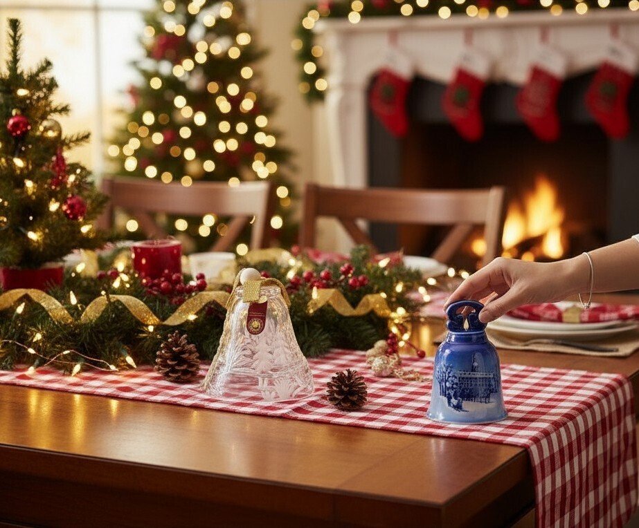 Διακοσμητικό κουδούνι - Royal Copenhagen & Walther Glass - 2x «Christmas Bells» σε Περιορισμένης Έκδοσης, 1992 #4.3