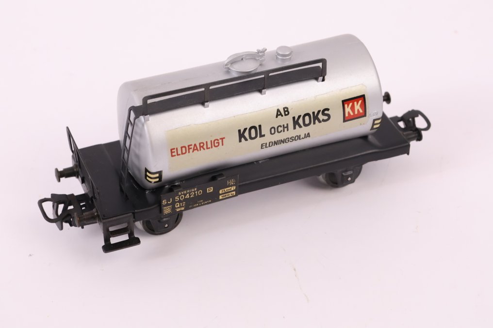 Märklin H0轨 - 4500 - 模型火车货运车厢 (1) - Ketelwagen 'Eldfarligt AB 粉末和 KOKS 点火油' - SJ #3.2