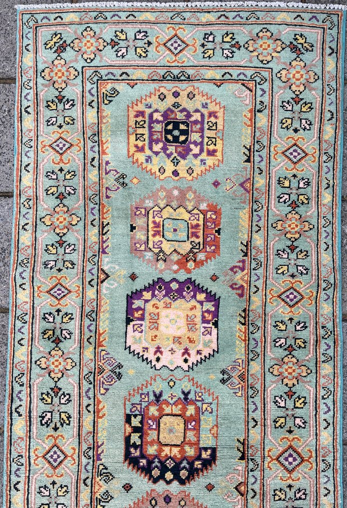 Afghaan Khorasan - neuf - non utilisé - fait main - laine - neuf - Tapis - 290 cm - 83 cm #3.2