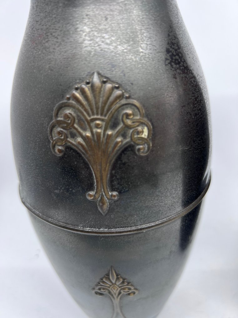 Vase (2) - Messing - 2 Vasen bronzefarben #2.1