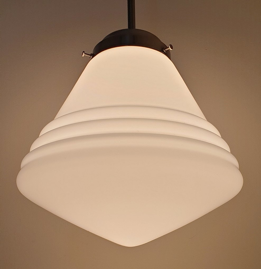 灯具 - 奢华学校灯 - 乳白色玻璃 #1.0