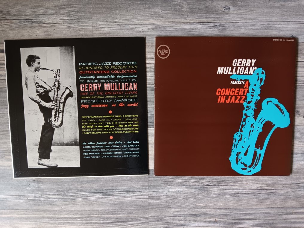 Gerry Mulligan - 2 Japanese pressing of Gerry Mulligan - Flere titler - LP-album (flere elementer) - Reissue - 1981 #1.0
