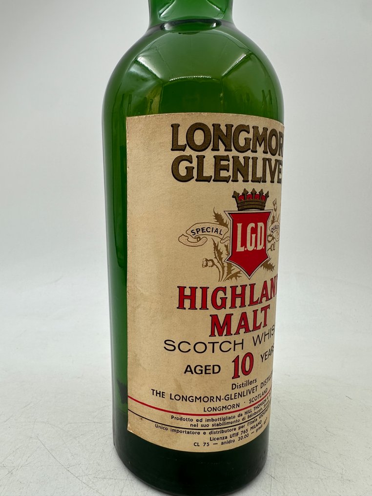 Longmorn-Glenlivet 10 years old Highland Malt - b. 1970s - 75cl #2.1