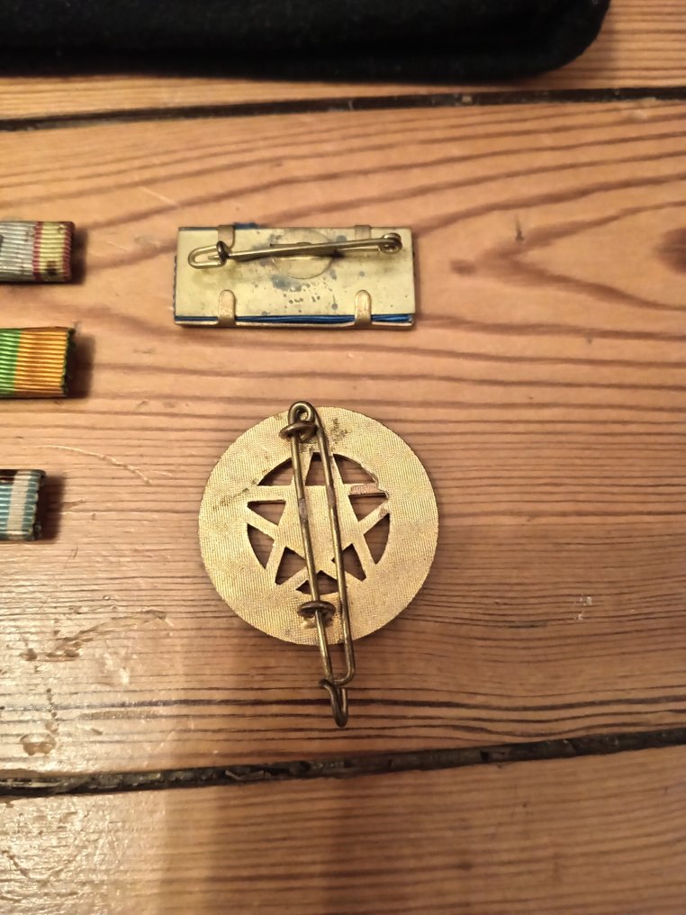 Γαλλία - Army/Infantry - Στρατιωτικό μετάλλιο - Χτενίσματα και μετάλλια - 1950 #3.2