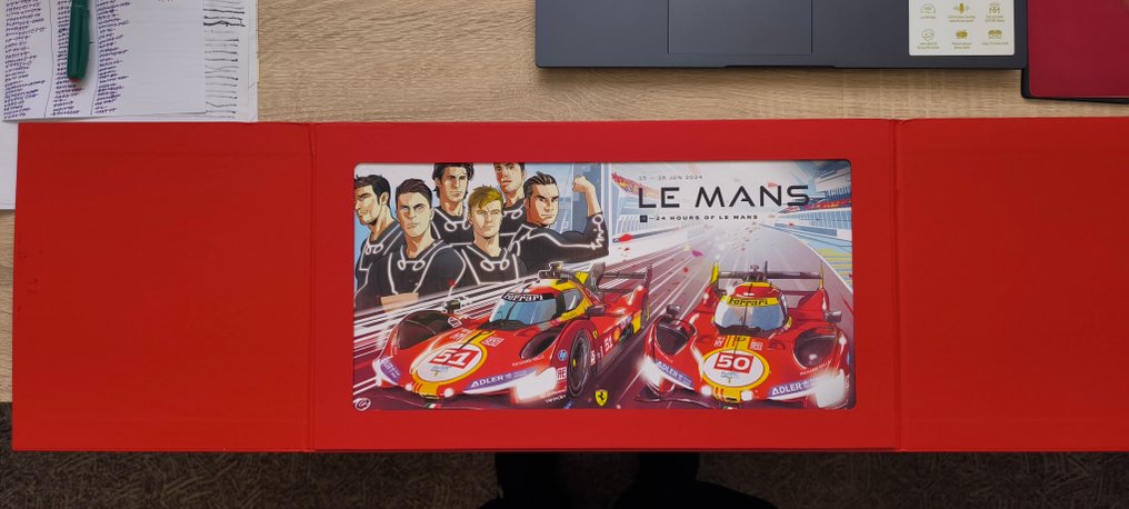 法拉利铝制盒子 - 勒芒彩色印刷 - Ferrari - 250 lm - 499P #3.2