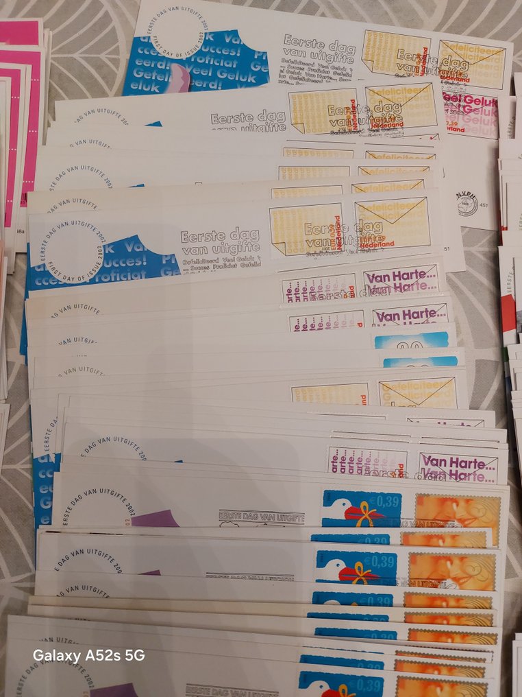 Netherlands  - NETHERLANDS - Batch of fdc's (1285x) between no. 405 and 730 - NVPH 2024 #4.3