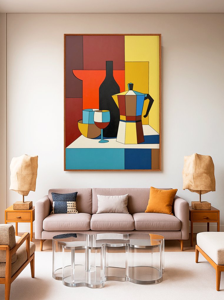 Alejandro Gonzalez - Bodegones Geométricos 68 - XL - (NO Reserve) #1.0