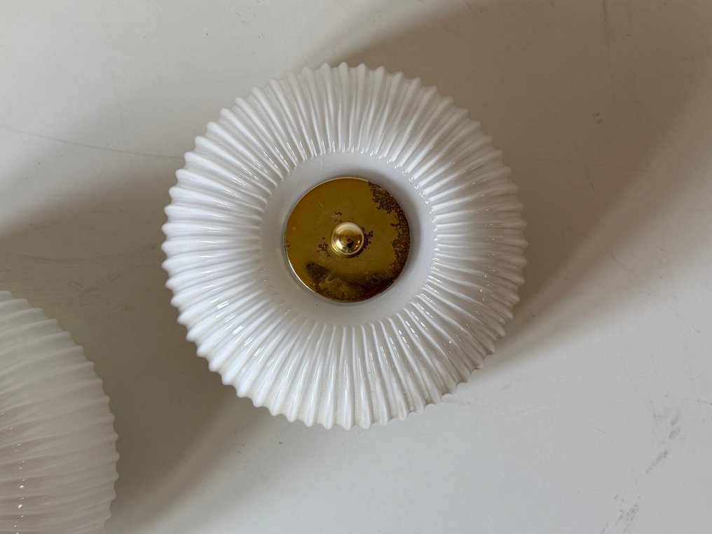 壁突式照明 (2) - 镀金黄铜 - 一对壁灯 #2.1