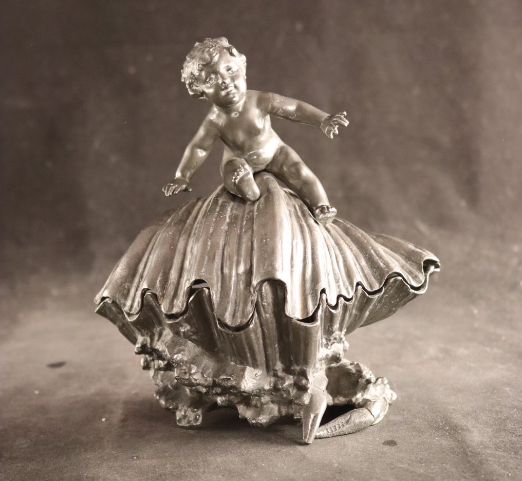 Antieke bonbonnière - 糖果篮 - 锡 #1.0