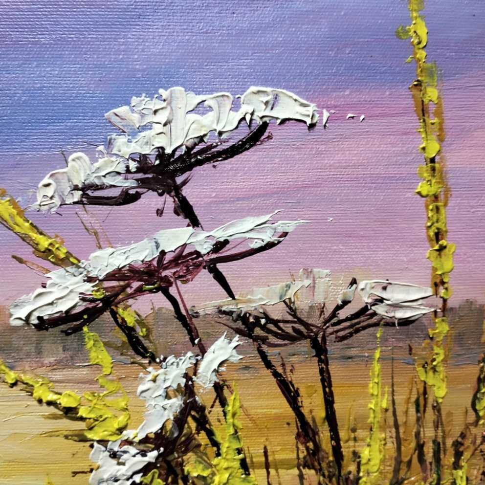 Małgorzata Łącka (1958) - In the purple sky #3.2