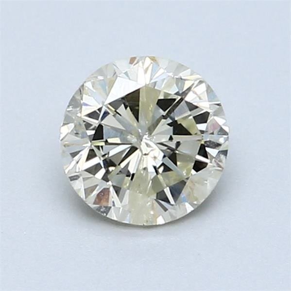 1 pcs 鑽石 (天然) - 0.94 ct - 圓形 - L(輕微黃、帶有輕微黃的折射色) - I1 - 國際寶石學院(International Gemological Institute (IGI)) #1.0