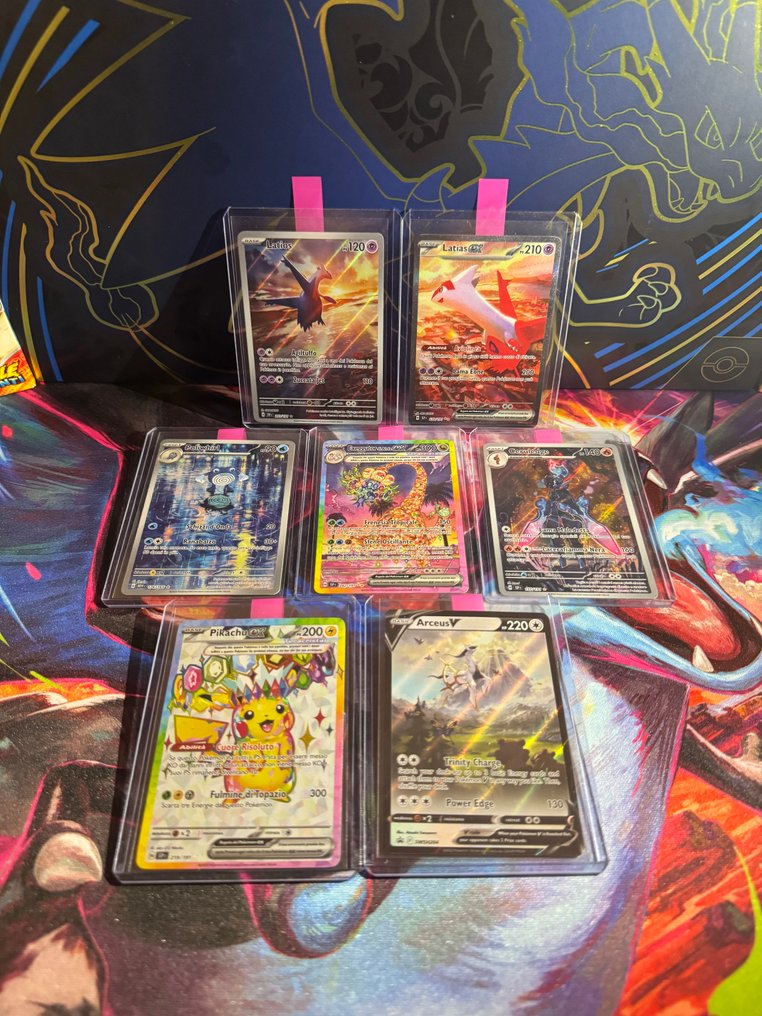 Pokémon - 7 Card - Latias, Exeggutor, Pikachu - Various sets #1.0