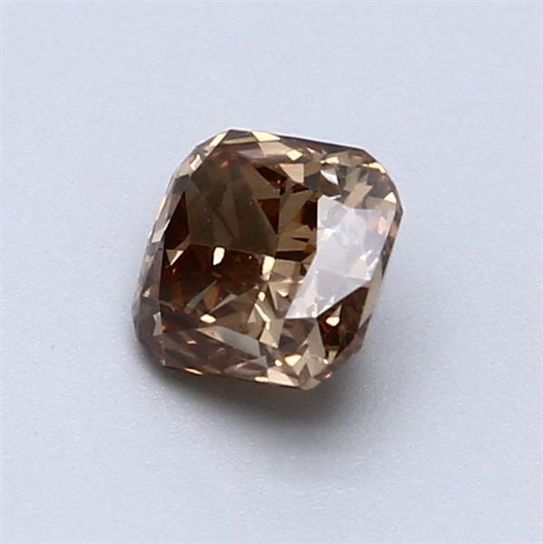 Nincs minimálár - 1 pcs Gyémánt (Természetes színű) - 0.83 ct - Párna - Fancy Barna Narancssárga - SI1 - Nemzetközi Gemmológiai Intézet (IGI) #3.2