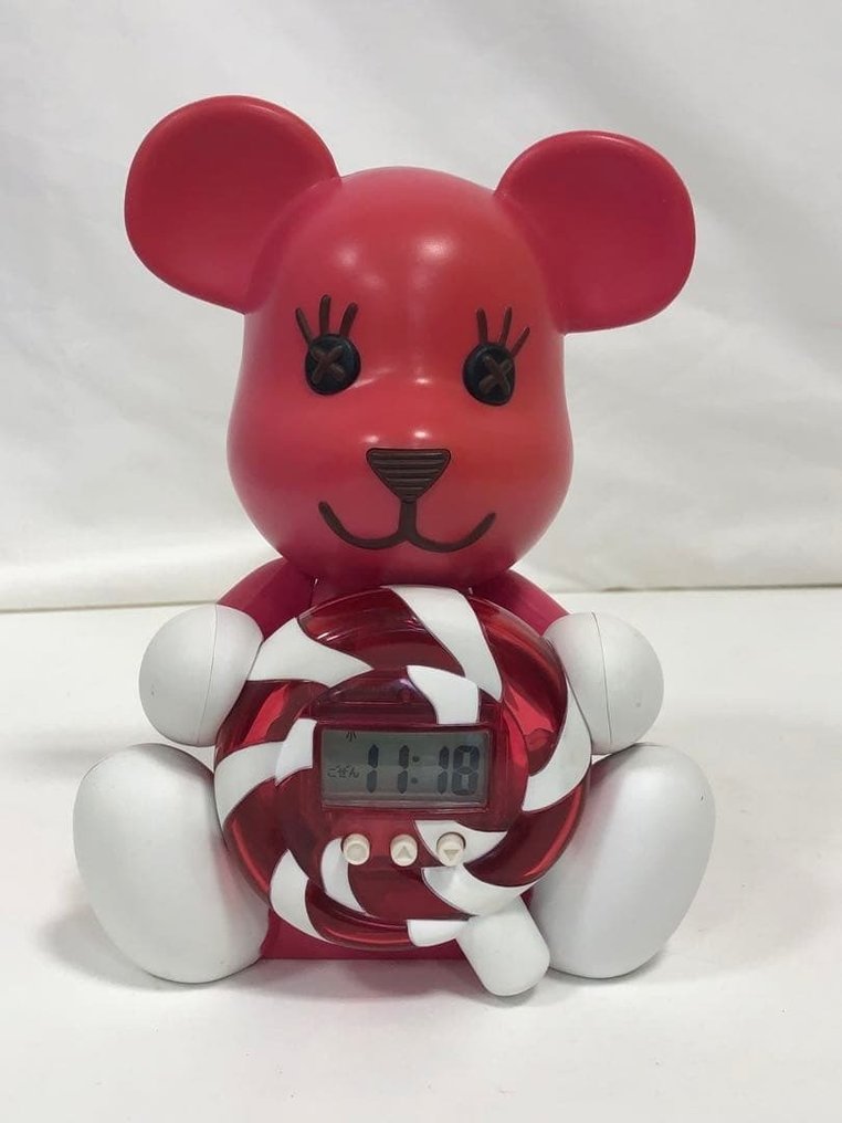 Digital Alarm Clock - Sony Communication Network Corporation Retro - ABS - 2000-2010 - PostPet Momo Figure Clock #1.0