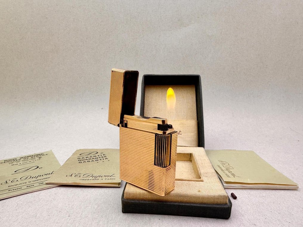 S.T. Dupont - Ligne 1 Short Lighter - Sytytin - Kultasilattu #1.0