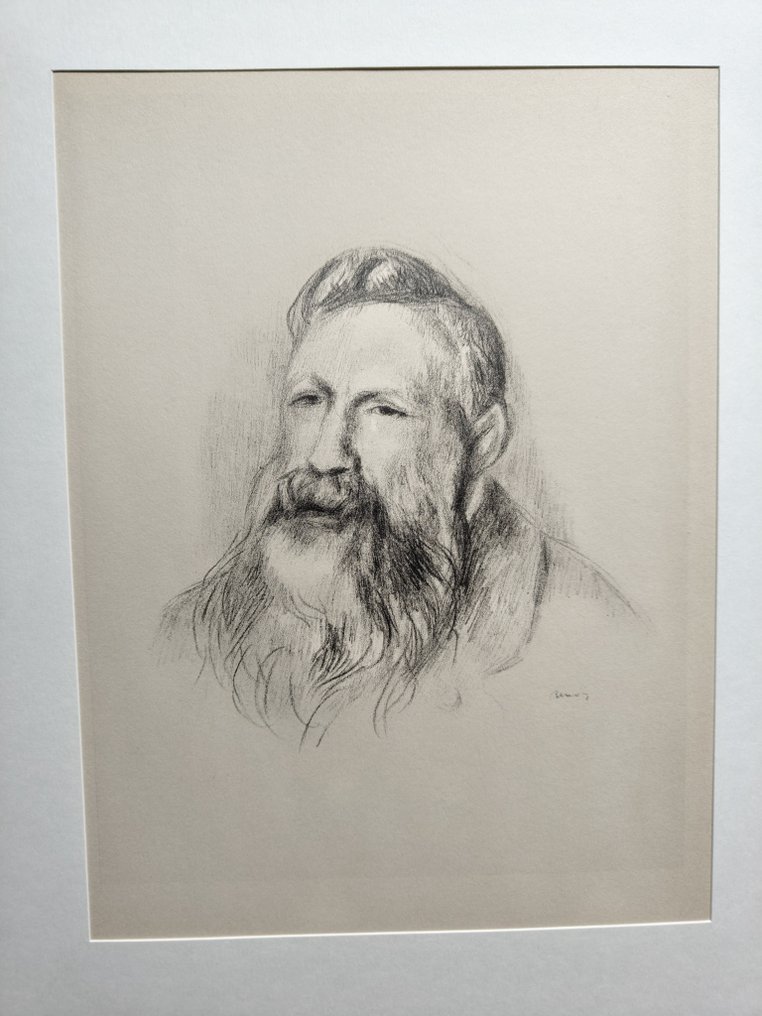 Pierre-Auguste Renoir (1841-1919), (after) - Auguste Rodin - lithograph, 1951 #3.2