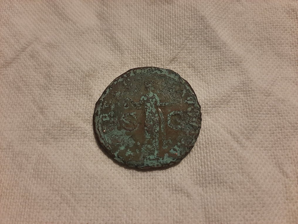 Ρωμαϊκή Αυτοκρατορία Lot of 2 Æ Asses Claudius & Trajan (χωρίς τιμή ασφαλείας) #3.2