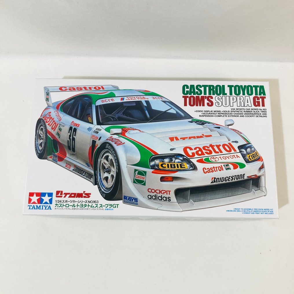 Tamiya 1:24 - Modellsett - Castrol Toyota Tom's Supra GT - 24163 Vintage 1995-modeller #1.0