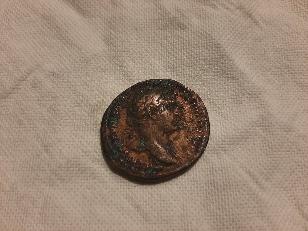 Ρωμαϊκή Αυτοκρατορία Lot of 2 Æ Asses Claudius & Trajan (χωρίς τιμή ασφαλείας) #4.3