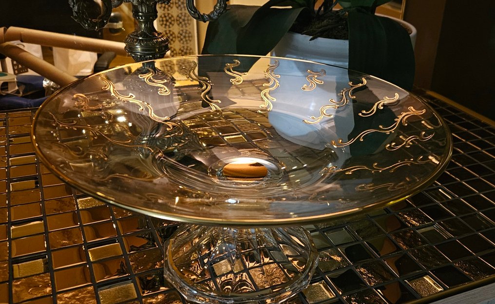 ISMIE LUX - Centrepiece - The largest and heaviest luxury centerpieces ever in gold. - Crystal #1.0