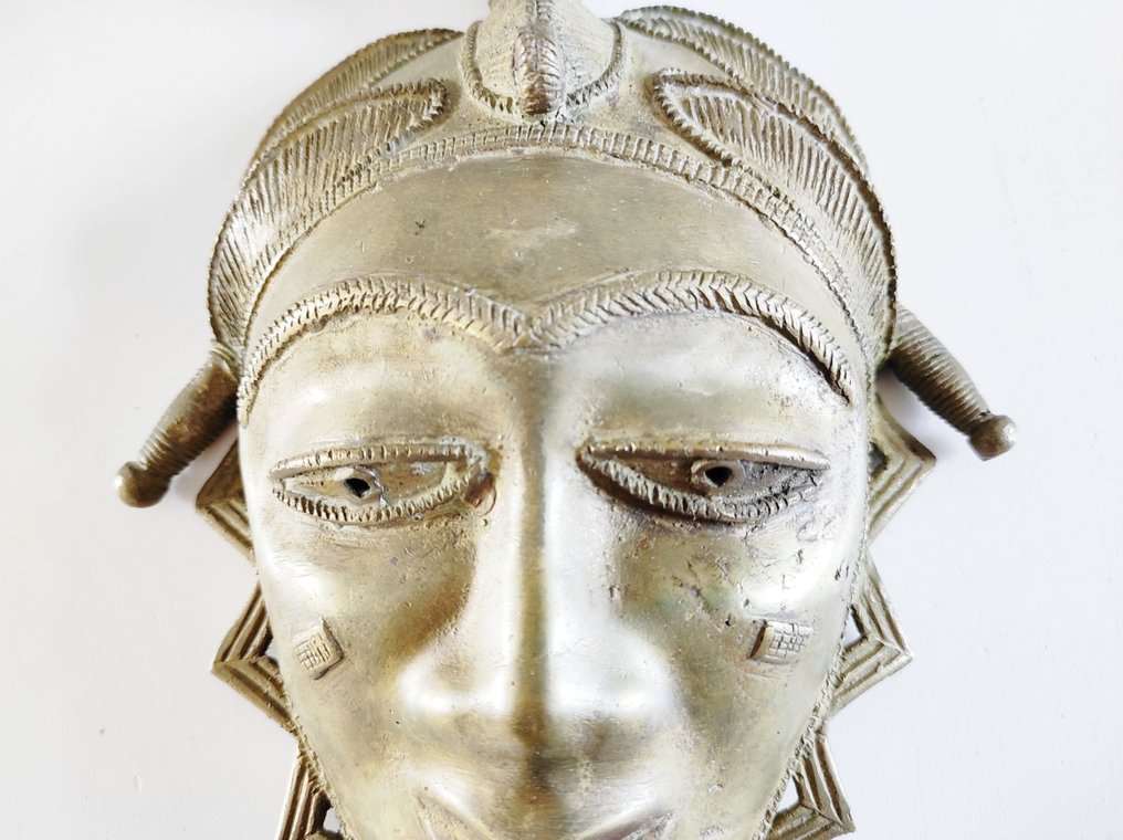 Masker in brons - Baule - Ivoorkust (Zonder Minimumprijs) #3.2
