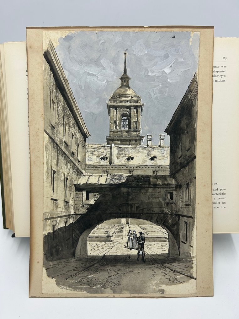 Charles W. Wood - Glories of Spain / The Romance of Spain [with Original drawing] - 1900-1901 #2.1