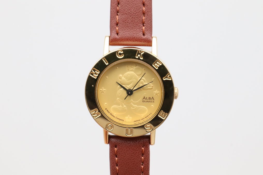 Disney - Alba - Nincs minimálár - V301-6B20 | Mickey Mouse Dial - Női - 1990-1999 #1.0